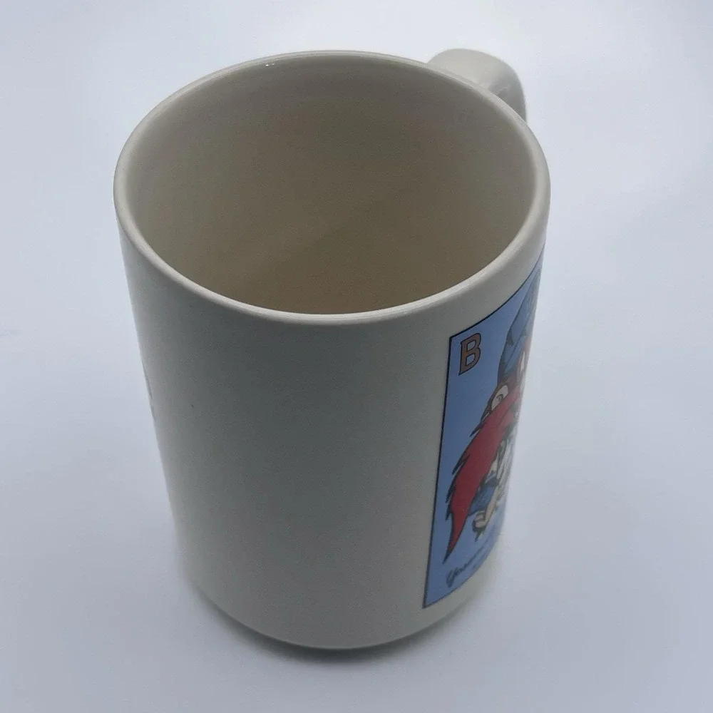 1993 Warner Bros Yosemite Sam Burbank Sluggers Baseball Mug Looney Tunes
